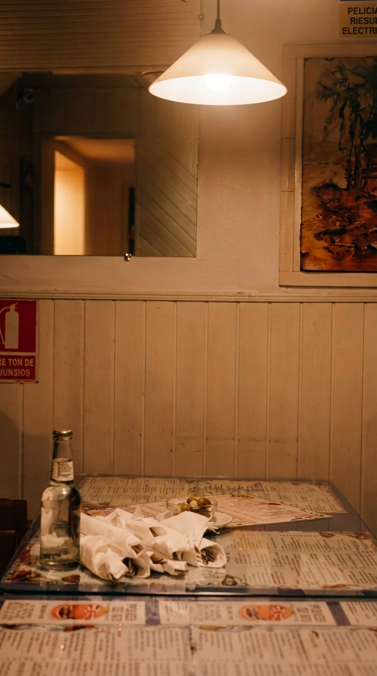 Warm Diner Conversation