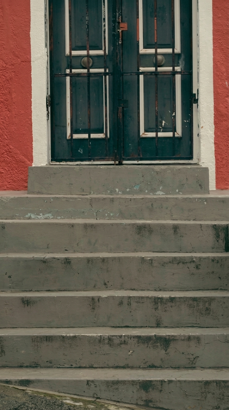 Urban Stoop Solitude