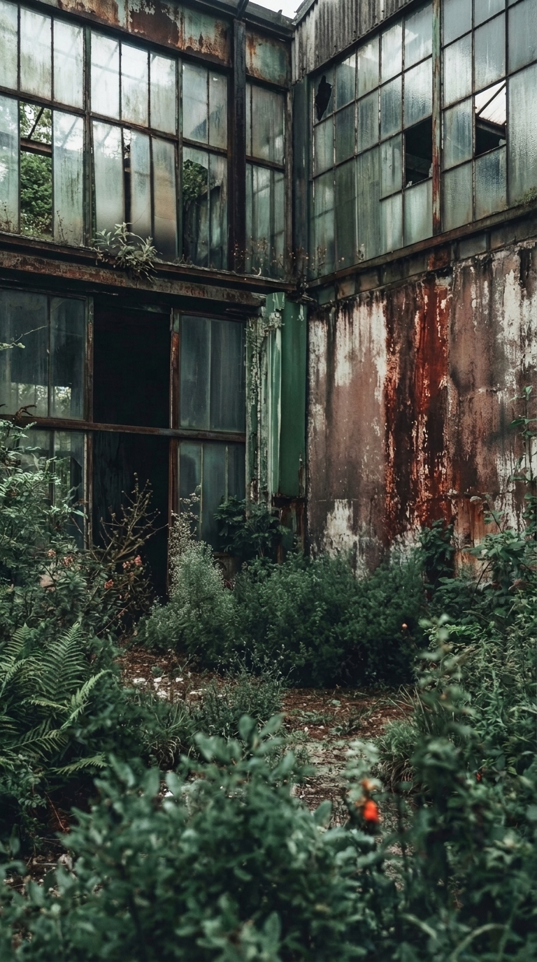 Overgrown Industrial Decay